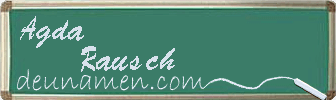 Agda Rausch Visitenkarte
